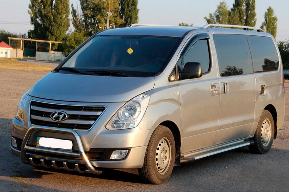 Hyundai H300, H1, Starex 2008-2020 Praguri Laterale Line (2 buc, Aluminiu) Image
