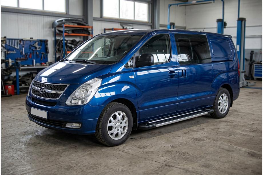 Hyundai H300, H1, Starex 2008-2020 Praguri Laterale RedLine V1 (2 buc, aluminiu) Foto 1