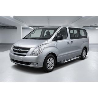 Praguri Laterale Sunrise (2 buc, Aluminiu) Hyundai H300, H1, Starex 2008-2020 foto 1
