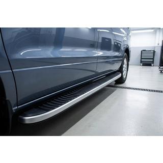 Praguri Laterale Tayga Grey (2 buc, Aluminiu) Hyundai H300, H1, Starex 2008-2020 foto 1