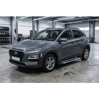 Praguri Laterale RedLine Black (2 buc, Aluminiu) Hyundai Kona 2017-2023 foto 1