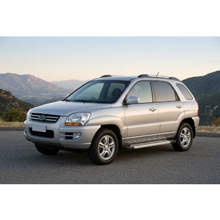 Praguri Laterale New Vision Grey (2 buc, Aluminiu) Kia Sportage 2004-2010 foto 1