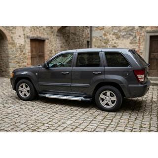 Praguri Laterale New Vision Grey (2 buc, Aluminiu) Jeep Grand Cherokee WK 2004-2010 foto 1