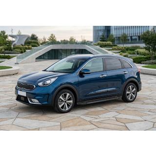 Praguri Laterale RedLine Black (2 buc, Aluminiu) Kia Niro 2016–2021 foto 1