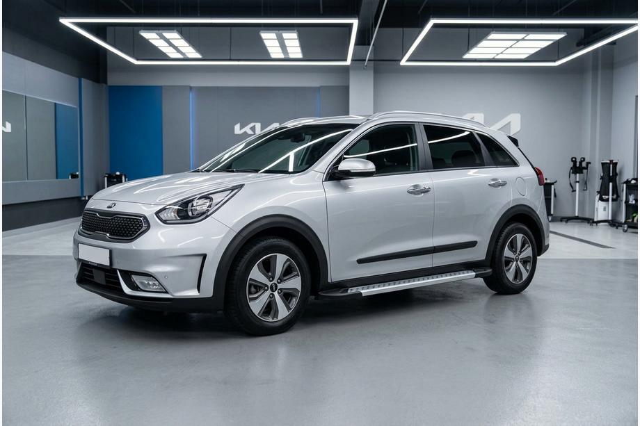 Kia Niro 2016–2021 Praguri Laterale New Vision Grey (2 buc, Aluminiu) Foto 1
