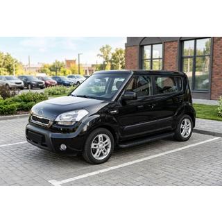 Praguri Laterale Tayga Black (2 buc, Aluminiu) Kia Soul I 2008-2013 foto 1