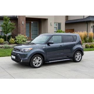 Praguri Laterale New Vision Black (2 buc, Aluminiu) Kia Soul II 2013-2018 foto 1