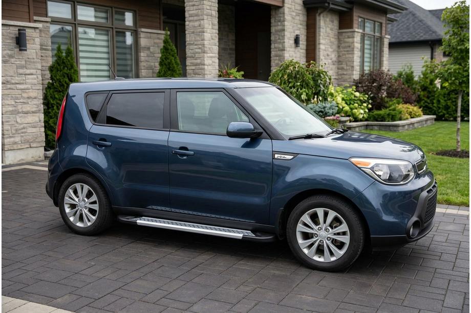 Kia Soul II 2013-2018 Praguri Laterale New Vision Grey (2 buc, Aluminiu) Foto 1
