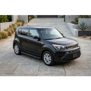 Praguri Laterale Tayga Black (2 buc, Aluminiu) Kia Soul II 2013-2018 foto 1