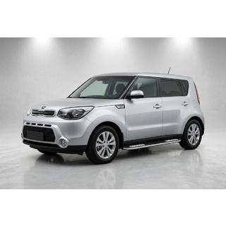 Praguri Laterale Tayga V2 (2 buc, Aluminiu) Kia Soul II 2013-2018 foto 1