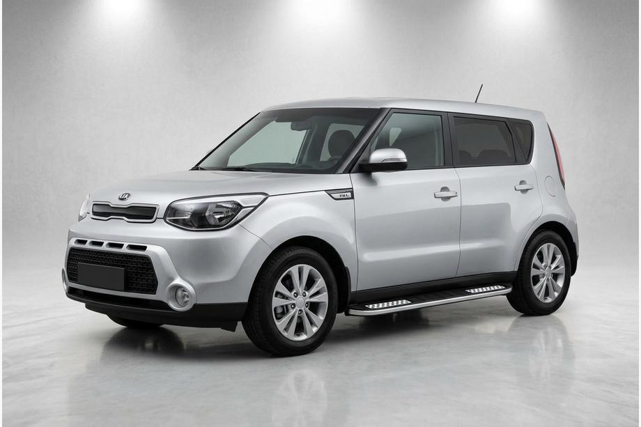 Kia Soul II 2013-2018 Praguri Laterale Tayga V2 (2 buc, Aluminiu) Image