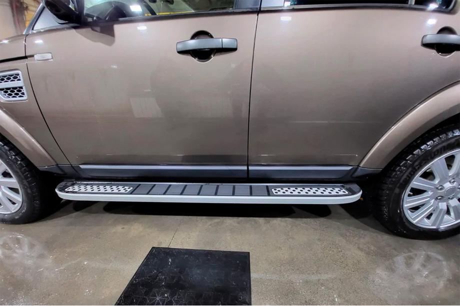 Land Rover Discovery III 2004–2009 Praguri Laterale Tayga V2 (2 buc, Aluminiu) Image