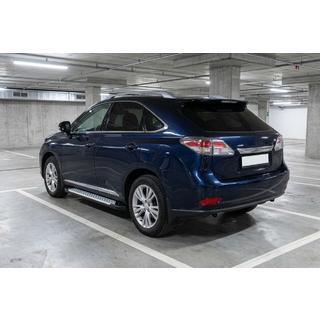 Praguri Laterale Allmond Grey (2 buc, Aluminiu) Lexus RX 2009-2015 foto 1