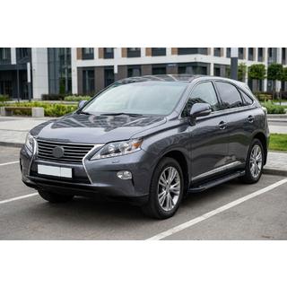 Praguri Laterale RedLine Black (2 buc, Aluminiu) Lexus RX 2009-2015 foto 1