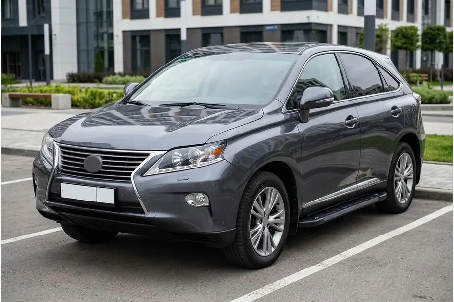 Lexus RX 2009-2015 Praguri Laterale RedLine Black (2 buc, Aluminiu) Image