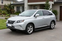 Lexus RX 2009-2015 Praguri Laterale Tayga Black (2 buc, Aluminiu) foto 1