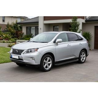 Praguri Laterale Tayga Black (2 buc, Aluminiu) Lexus RX 2009-2015 foto 1