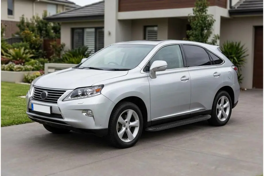 Lexus RX 2009-2015 Praguri Laterale Tayga Black (2 buc, Aluminiu) Image
