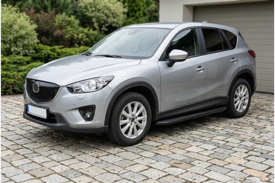 Mazda CX-5 2012-2017 Praguri Laterale Tayga Black (2 buc, Aluminiu) Image
