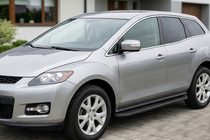 Mazda CX-7 2006-2012 Praguri Laterale Tayga Black (2 buc, Aluminiu) foto 1