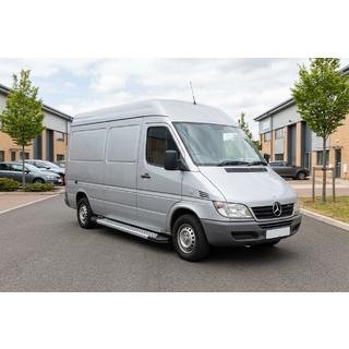 Praguri Laterale New Vision Grey (2 buc, Aluminiu) Mercedes Sprinter W901/902/903/904/905 1995–2006 foto 1