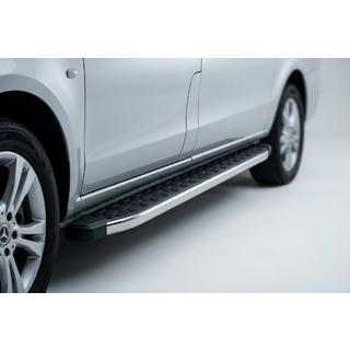 Praguri Laterale BlackLine (2 buc, aluminiu) Mercedes Vito W639 2004-2014 foto 1