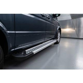 Praguri Laterale New Vision Grey (2 buc, Aluminiu) Mercedes Vito W639 2004-2014 foto 1