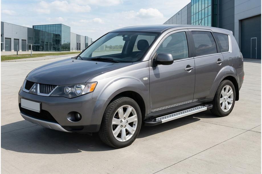 Mitsubishi Outlander 2006-2012 Praguri Laterale New Vision Grey (2 buc, Aluminiu) Image