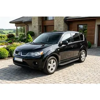 Praguri Laterale Tayga Black (2 buc, Aluminiu) foto 1