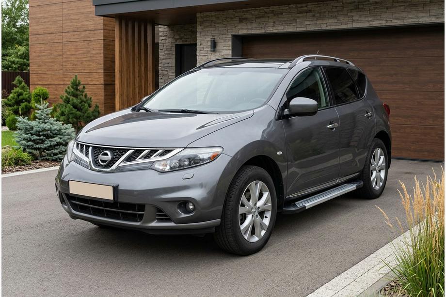 Nissan Murano 2008-2014 Praguri Laterale New Vision Grey (2 buc, Aluminiu) Image