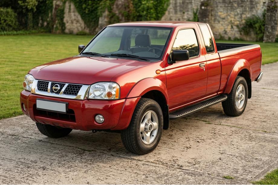 Nissan NP300 1999-2015 Praguri Laterale Tayga Black (2 buc, Aluminiu) Foto 1