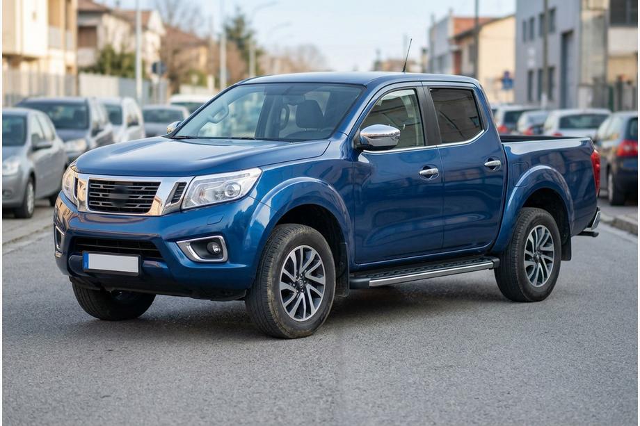 Nissan Navara/NP300 2016- Praguri Laterale BlackLine (2 buc, aluminiu) Foto 1