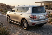 Nissan Patrol Y62 2010-2024 Praguri Laterale BlackLine (2 buc, Aluminiu) foto 1