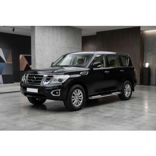 Praguri Laterale Tayga V2 (2 buc, Aluminiu) Nissan Patrol Y62 2010-2024 foto 1