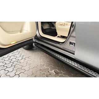 Praguri Laterale New Vision Grey (2 buc, Aluminiu) Nissan Patrol Y62 2010-2024 foto 3