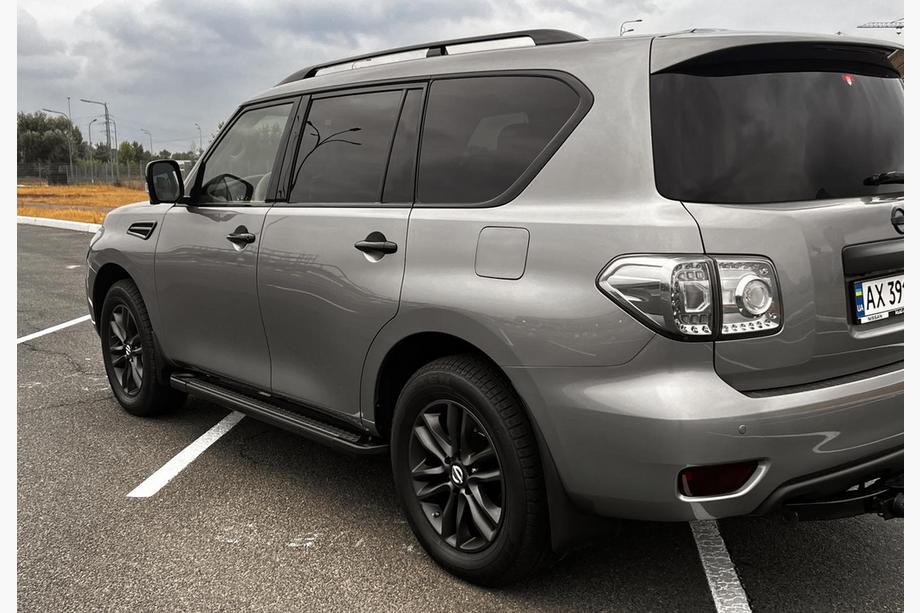 Nissan Patrol Y62 2010-2024 Praguri Laterale New Vision Grey (2 buc, Aluminiu) Foto 2