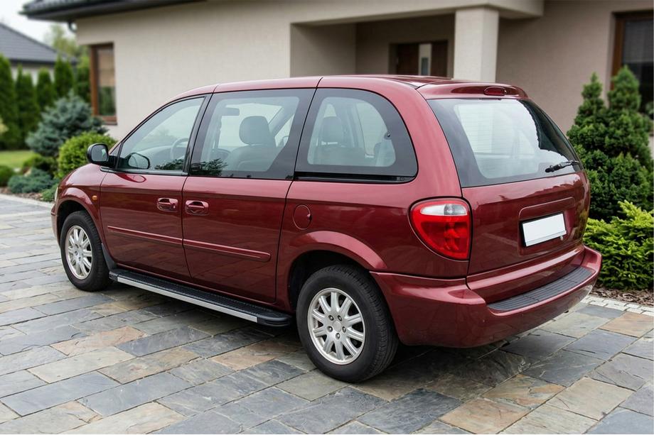 Chrysler Voyager 2001-2007 Praguri Laterale Maya V1 (2 buc, Aluminiu) Image