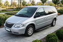 Chrysler Voyager 2001-2007 Praguri laterale Bosphorus Grey (2 buc, aluminiu) foto 1