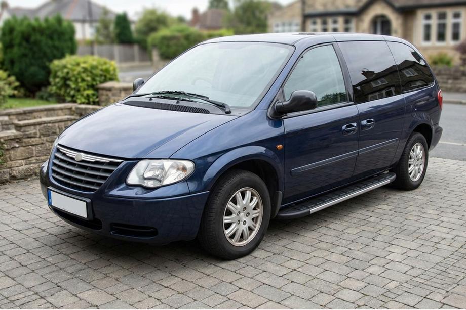 Chrysler Voyager 2001-2007 Praguri Laterale Duru (2 buc, Aluminiu) Image