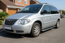 Chrysler Voyager 2001-2007 Praguri Laterale Maydos V1 (2 buc, Aluminiu) foto 1
