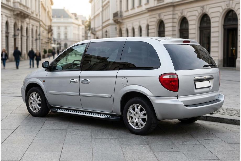 Chrysler Voyager 2001-2007 Praguri Laterale Line (2 buc, Aluminiu) Image