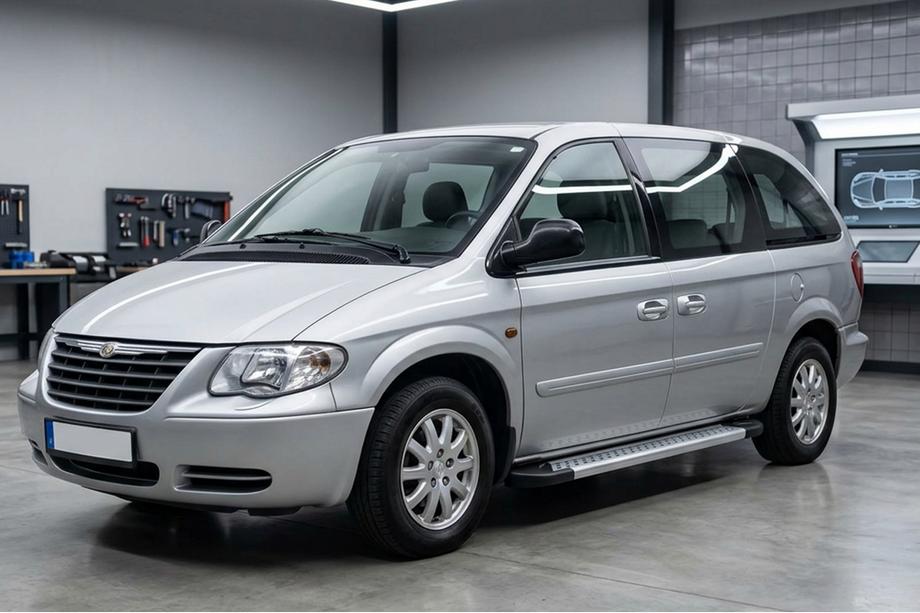 Chrysler Voyager 2001-2007 Praguri Laterale New Vision Grey (2 buc, Aluminiu) Image