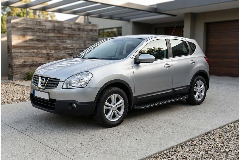 Nissan Qashqai 2007-2010 Praguri Laterale Tayga Black (2 buc, Aluminiu) Foto 1