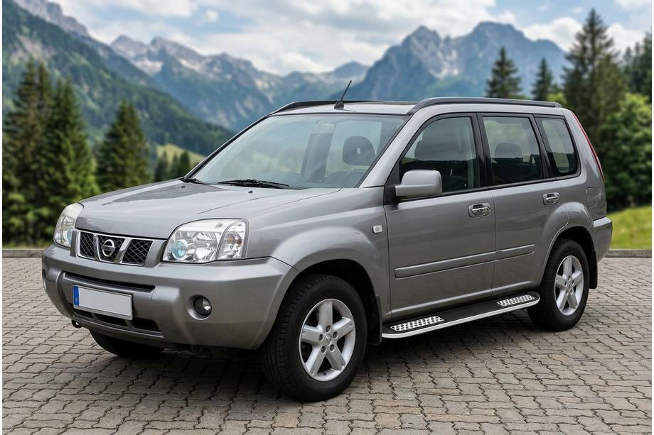 Nissan X-trail T30 2002-2007 Praguri Laterale Tayga V2 (2 buc, Aluminiu) Foto 1