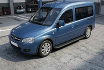 Opel Combo 2002–2012 Praguri Laterale Tayga Black (2 buc, Aluminiu) foto 1