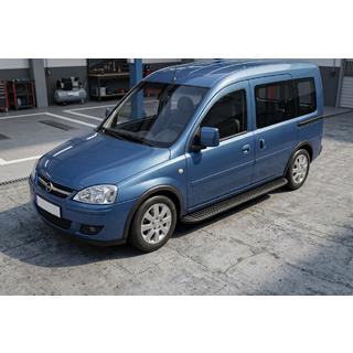 Praguri Laterale Tayga Black (2 buc, Aluminiu) foto 1