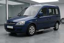 Opel Combo 2002–2012 Praguri Laterale Tayga V2 (2 buc, Aluminiu) foto 1