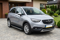 Opel Crossland X 2017-2024 Praguri Laterale BlackLine (2 buc, Aluminiu) foto 1