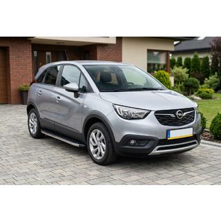 Praguri Laterale BlackLine (2 buc, Aluminiu) Opel Crossland X 2017-2024 foto 1