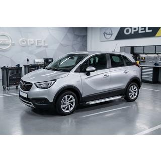 Praguri Laterale New Vision Grey (2 buc, Aluminiu) Opel Crossland X 2017-2024 foto 1